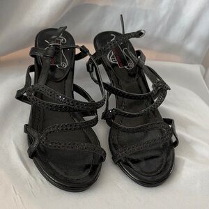 Black Strappy Heels from Unlisted, by Kenneth Cole